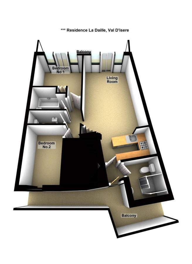 Les Balcons De Bellevarde Val-dʼIsère Εξωτερικό φωτογραφία